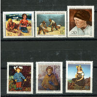 ГДР - 1968г. - Государственная художественная коллекция. Картины - 6 марок - полная серия, MNH [Mi 1393-1398]. #O-Se-Z-1-33