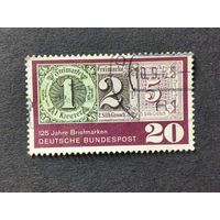 Германия 1965. 125-летие первой немецкой почтовой марки. Полная серия