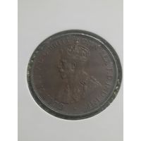 Австралия 1/2 пенни 1936г ( в холдере, состояние)
