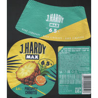 Пивная этикетка - J. HARDY