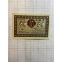 50 пфеннингов (нотгельды) г. Германия.