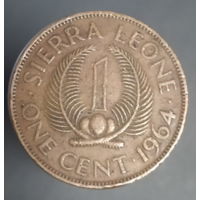 Сьерра-Леоне 1 цент 1964 года  лот 40