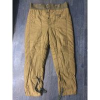 Штаны военные советские тёплые