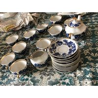 Сервиз Синицы старая Рига золочение