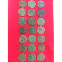 Солид (боратинка) - 21 шт. 1660, 1661, 1664, 1666 г.г. и другие. С рубля, без м.ц. См. др. мои лоты.