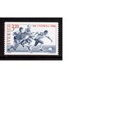 Швеция-1994,(Мих.1834)  ** , Спорт, Футбол, ЧМ-1994(одиночка)