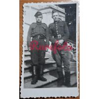 1940-е Польские солдаты жовнеры жолнеры ретро фото