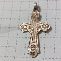 Крестик серебряный , 84 проба (1)