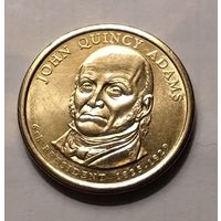 1 доллар США 2008 г. 6-й Президент Джон Куинси Адамс