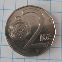 2 кроны 1994 Чехия