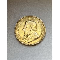 1 фунт. Южная Африка 1898 -1 Pond "Kruger Pond" (Редкая золотая монета)
