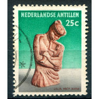 Нидерландские Антильские острова - 1962г. - культура, 25 с - 1 марка - гашёная [Mi 123]. #3-WB-69-A-1
