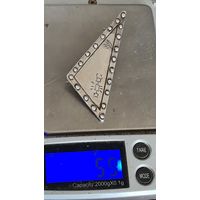 С 1 РУБЛЯ ! БРОШЬ СЕРЕБРО 925 КЛЕЙМА  .