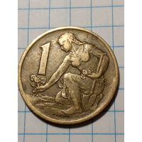 1 крона Чехословакия 1970 год