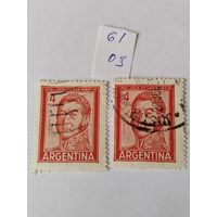 Аргентина 1961 2м