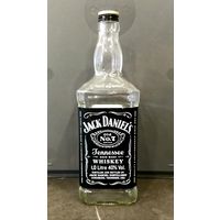 Бутылка от Виски JACK DANIELS Old No.7 * Джэк Дэниелс * объём 1 литр * высота 27.5 см * ширина 8.5 см