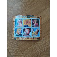 Конго малый лист 2001 г. Мерлин Монро.