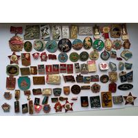 Значки СССР 90 штук