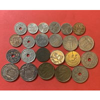 Бельгия 23 разные монеты