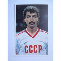Календарик 1990 г. Сергей Алейников  Динамо (Минск).