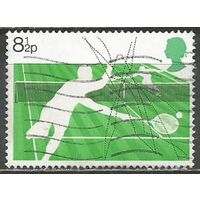 Британия. 100 лет Уимблдонскому теннисному турниру. 1977г. Mi#727.