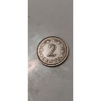 Мальта 2 цента 1972