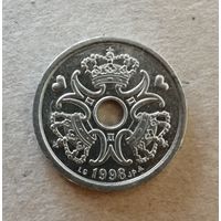 Дания 1 крона, 1998 г., KM# 873  ю