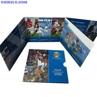 ИРЛАНДИЯ 2009 год. 1, 2, 5, 10, 20, 50 евроцентов, 1 и 2 Евро. Официальный набор монет в буклете. Тираж 30.000 шт.
