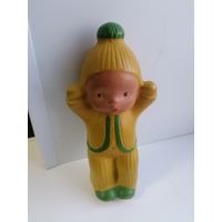 Игрушка СССР, девочка, пищалка, Состояние