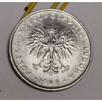 Польша 10 злотых, 1988