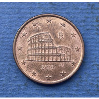 Италия 5 евроцентов 2019