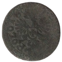 Королевство Польша (Светлейшая Речь Посполитая Обоих Народов). 1 солид (шэляг, боратинка) 1661.