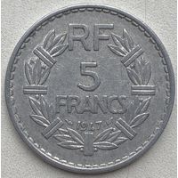 Франция 5 франков 1947 г.