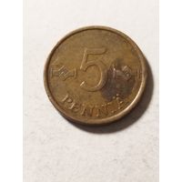 Финляндия 5 пенни 1963