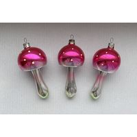 Елочная игрушка мухомор СССР К.9 цена за единицу