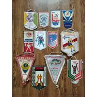 Коллекция спортивных флажков и вымпелов СССР БССР