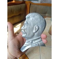 Барельеф Сталина , металл