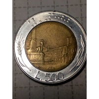500 лир Италия  1986 год