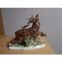 Статуэтка  "Бегущие олени" Германия