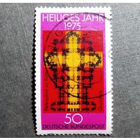 Марки Германия 1975 г. Собор Святого Петра в Риме План этажа