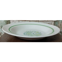 Тарелка суповая. Каменнобродский фаянсовый завод (Каменнобродск),1960-1970-е гг