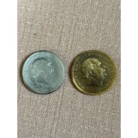 Черногория 5 и 100 перпера 1914 и 1910 копии