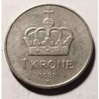 Норвегия 1 крона 1982