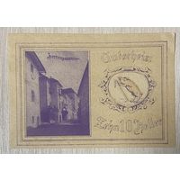 Нотгельды Австрия Кремсмюнстер 10 геллеров 1920 год