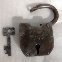 Довоенный замок с клеймом "Завод Ударник г.Минск  ММП БССР".