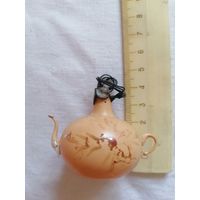 Ёлочная игрушка ЧАЙНИК СССР 0074