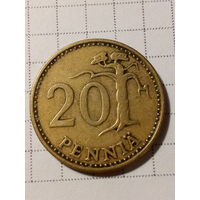20 пенни Финляндия 1972 год