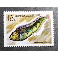 Марка СССР 1983 год Рыба