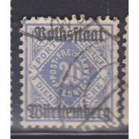 Вюртемберг Германия 1919 год Лот 11 С НАДПЕЧАТКОЙ