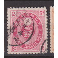 Хризантема Кобан Япония 1883? год   лот 9 перфорация 12 - 12 вместо 8(1/2)-13(1/2)